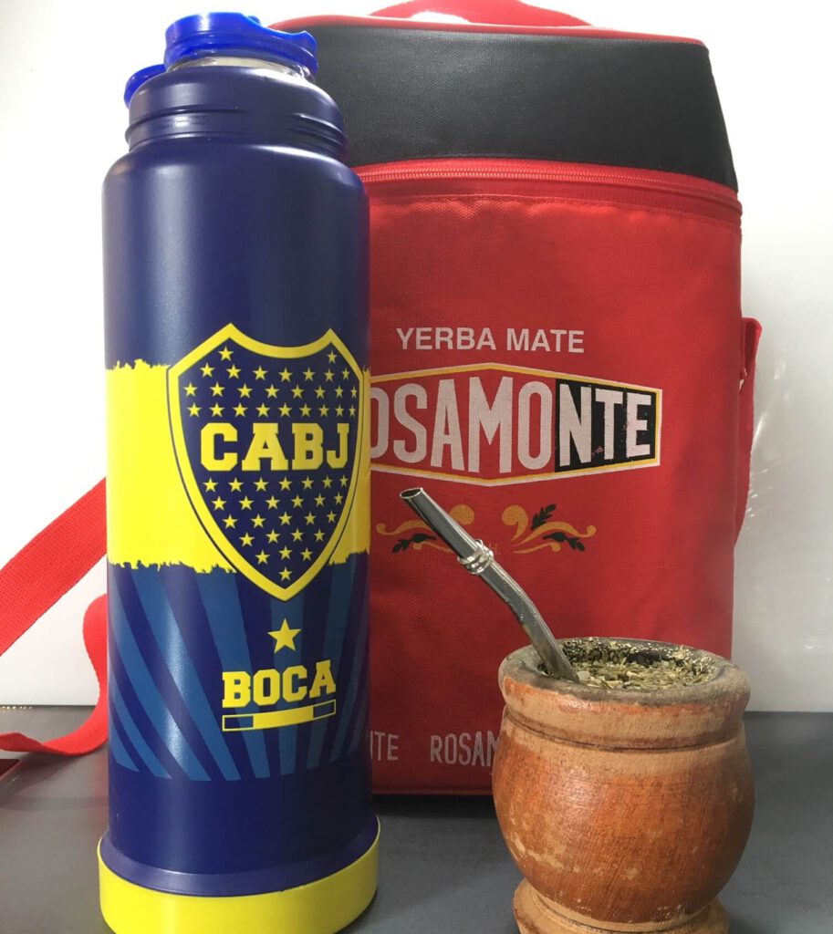 Thermoskanne Calabaza Ersatz für Yerba Mate oder Tee für Unterwegs 